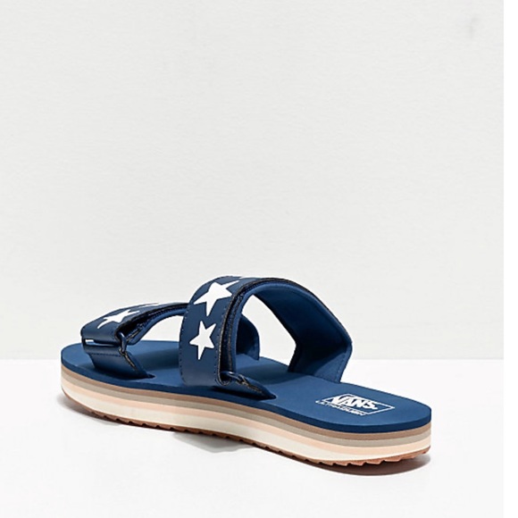 HP 🥳🎉 NWT Vans Star Platform Slides Size 7 - Picture 4 of 8